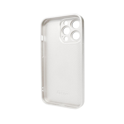 Чохол для смартфона AG Glass Matt Frame Color Logo for Apple iPhone 13 Pro Pearly White - зображення 2