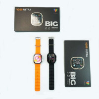 Смарт-годинник BIG V200 Ultra IP65 Gold (Цвет Orange) - фото № 3