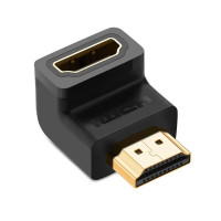 Адаптер UGREEN HDMI 4K Adapter Male to Female Down-angled (Колір Black) - фото № 2