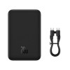 Зовнішній акумулятор Baseus Magnetic Mini Wireless Fast Charge Power Bank 20000mAh 20W Black (7073)- № 8