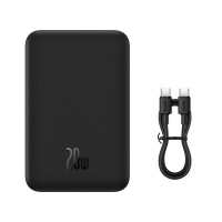 Зовнішній акумулятор Baseus Magnetic Mini Wireless Fast Charge Power Bank 20000mAh 20W Black (Цвет 7073) - фото № 8