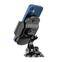 Автотримач для телефона HOCO CA82 Just fast suction cup car holder Black (Колір Черный) - фото № 5