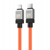 Кабель Baseus CoolPlay Series Fast Charging Cable Type-C to iP 20W 1m Orange (Orange)- № 2