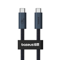 Кабель Baseus Flash Series 2 USB4 Full Featured Data Cable Type-C to Type-C 240W 1m Cluster Black (Колір Cluster Black) - фото № 6