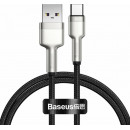 Кабель Baseus Cafule Series Metal Data Cable USB to Type-C 66W 1m Black