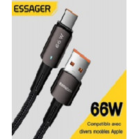 Кабель ESSAGER Sunset Type-C 6A USB charging and data Fully compatible cable 1m Blue