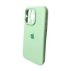 Чохол для смартфона Silicone Full Case AA Camera Protect for Apple iPhone 16 Pro Max 51,Avokado Green (Avocado-Green)- № 4