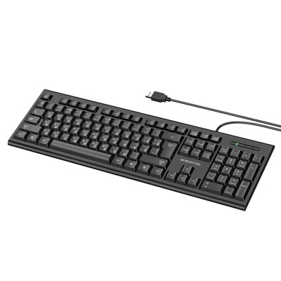 Миша + клавіатура BOROFONE BG6 Business keyboard and mouse set Black (BG6B) - изображение 2