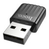 Wi-Fi адаптер HOCO HI33 WiFi5 USB internal antenna wireless network card Black (7073)- № 6