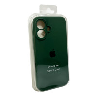 Чохол для смартфона Silicone Full Case AA Camera Protect for Apple iPhone 16 40,Atrovirens (Колір Atrovirens) - фото № 2