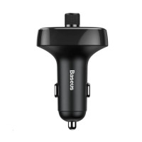АЗП з FM-модулятором Baseus T Shaped S-09 Car Bluetooth MP3 Player Black (Цвет Черный) - фото № 5