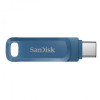 Flash SanDisk USB 3.1 Ultra Dual Go Type-C 128Gb (150 Mb/s) Navy Blue - зображення 2