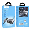Автомобільний зарядний пристрій HOCO Z51 Establisher 147W(2C3A) 2-in-1 cigarette lighter car charger Metal Grey (6942007600439) - зображення 6