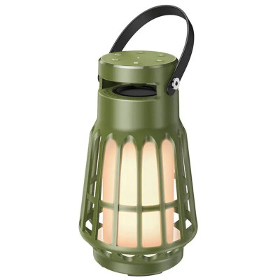 Портативна колонка HOCO BS61 Wild fun outdoor camping light BT speaker Olive Green - зображення 1