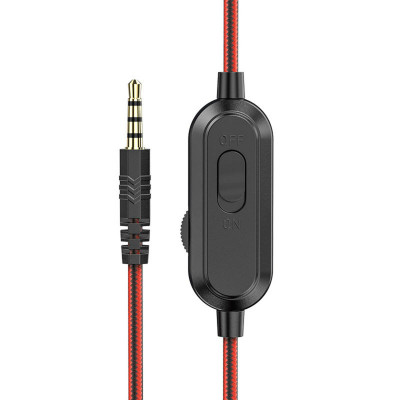 Навушники HOCO W103 Magic tour gaming headphones Red - изображение 2