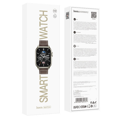 Смарт-годинник HOCO Y17 Smart sports watch(call version) Gold - зображення 3