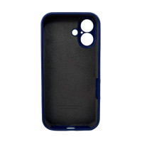 Чохол для смартфона Silicone Full Case AA Camera Protect for Apple iPhone 16 55,Mid Black (Колір Mid-Black) - фото № 2