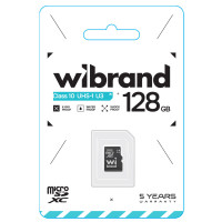 Карта пам'яті microSDXC (UHS-1 U3) Wibrand 128Gb class 10  - фото № 2