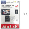 Карта пам'яті microSDXC (UHS-1 U3) SanDisk High Endurance 256Gb class 10 V30 (100Mb/s) (adapterSD) - № 2