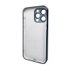 Чохол для смартфона AG Glass Sapphire Frame MagSafe Logo for Apple iPhone 12 Pro Sea Blue (Sea Blue)- № 2