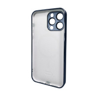 Чохол для смартфона AG Glass Sapphire Frame MagSafe Logo for Apple iPhone 12 Pro Sea Blue (Колір Sea Blue) - фото № 2