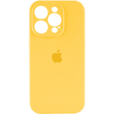 Чохол для смартфона Silicone Full Case AA Camera Protect for Apple iPhone 14 Pro 56,Sunny Yellow - изображение 1