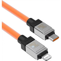 Кабель Baseus CoolPlay Series Fast Charging Cable Type-C to iP 20W 1m Orange (Цвет Orange) - фото № 3