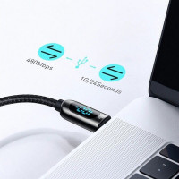 Кабель Baseus Display Fast Charging Data Cable Type-C to Type-C 100W 2m Black (Цвет Черный) - фото № 8