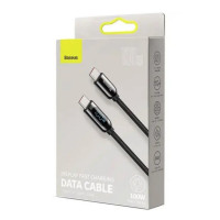 Кабель Baseus Display Fast Charging Data Cable Type-C to Type-C 100W 2m Black (Цвет Черный) - фото № 2
