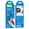 Аудiокабель HOCO UPA22 Type-C silicone digital audio conversion cable Black (7073)- № 2