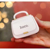 Бездротові навушники HOCO DES35 Dawn handbag BT headset White (Цвет Белый) - фото № 5