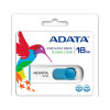 Флеш-накопичувач A-DATA USB 2.0 C008 16Gb White/Blue (Белый)- № 4