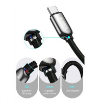 Кабель Baseus Display Fast Charging Data Cable Type-C to Type-C 100W 2m Black (Цвет Черный) - фото № 4