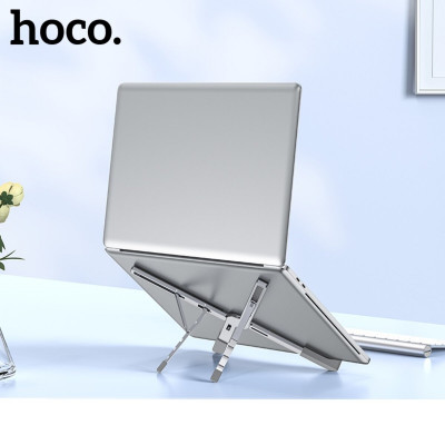 Підставка для ноутбука HOCO PH51 X Bystander metal folding laptop holder Metal Gray (6931474783929) - изображение 5