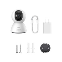 IP-камера відеоспостереження Baseus Security P1 Indoor Camera 3K White EU (Цвет 7068) - фото № 8