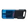 Флеш-накопичувач Kingston USB 3.2 DT 80M 256GB Type-C Black/Blue k33221 - № 1 Флеш-накопичувач Kingston USB 3.2 DT 80M 256GB Type-C Black/Blue (Black/Blue) Kingston - № 1