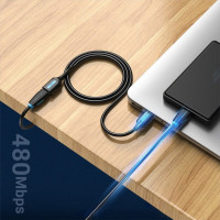 Кабель Vention USB 2.0 A Male to A Female Extension Cable 2M black PVC Type (CBIBH) (Цвет Черный) - фото № 3