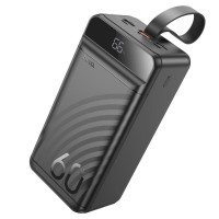 Зовнішній акумулятор HOCO J123C Element 22.5W+PD20W fully compatible power bank with digital display(60000mAh) Black (Цвет Черный), Атикул k53026 |  купить на VILKI.NET - фото № 1