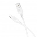 Кабель BOROFONE BX113 Lenny silicone charging data cable iP(L=1M) White
