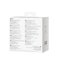 Бездротові навушники Baseus Bowie EZ10 True Wireless Earphones White (Цвет 7068) - фото № 3
