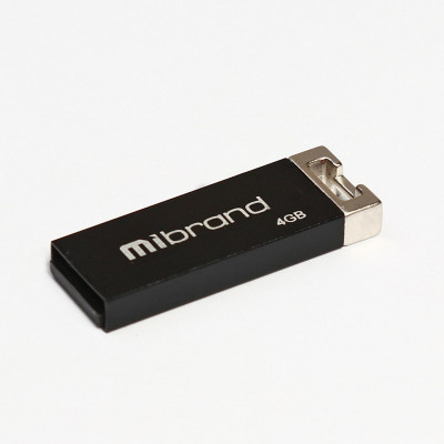 Flash Mibrand USB 2.0 Chameleon 4Gb Black - зображення 1
