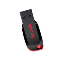 Флеш-накопичувач SanDisk USB 2.0 Cruzer Blade 32Gb Black/Red (Цвет Черный) - фото № 2