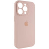 Чохол для смартфона Silicone Full Case AA Camera Protect for Apple iPhone 16 Pro Max 15,Pink Sand (Pink Sand)- № 2