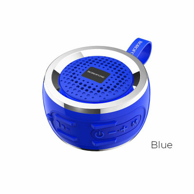 Портативна колонка BOROFONE BR2 Aurora sports wireless speaker Blue - изображение 1