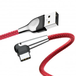 Кабель Baseus MVP Mobile Game Cable USB For Type-C 3A 1m Red