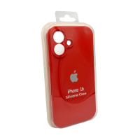 Чохол для смартфона Silicone Full Case AA Camera Protect for Apple iPhone 16 21,Rose Red (Колір Rose Red) - фото № 2