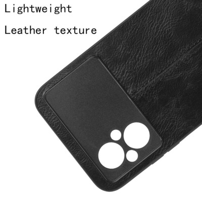 Чохол для смартфона Cosmiс Leather Case for Poco M5/M5 5G Black (CoLeathPocoM5Black) - зображення 4