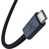 Кабель Baseus Flash Series 2 USB4 Full Featured Data Cable Type-C to Type-C 240W 1m Cluster Black (Cluster Black)- № 5