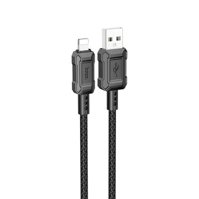Кабель HOCO X94 Leader charging data cable iP Black (6931474794239) - зображення 1