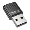 Wi-Fi адаптер HOCO HI33 WiFi5 USB internal antenna wireless network card Black (7073)- № 4